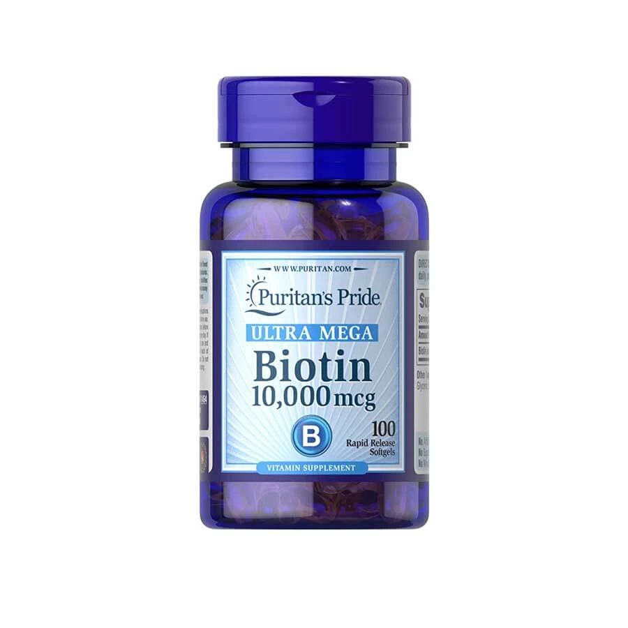 Puritan's Pride Ultra Mega Biotin 10000mcg 50 Softgels price in Bangladesh | Authentic Product by Shundorjo