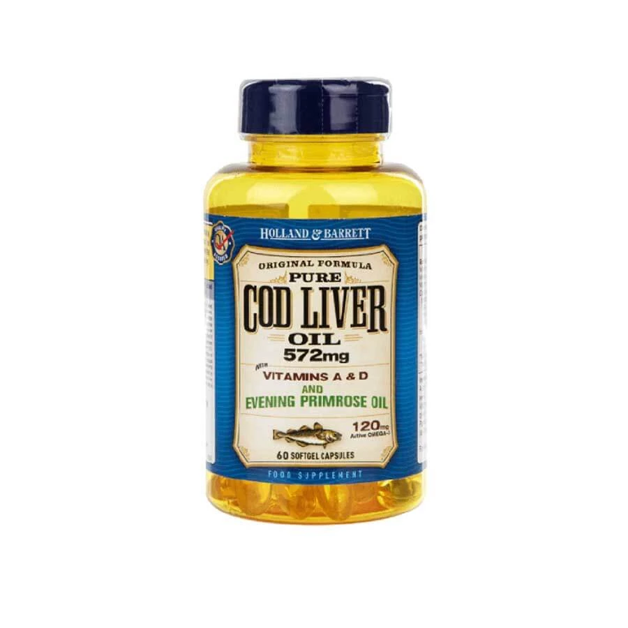 Holland and Barrett Omega 3 Cod Liver Oil 60 Capsule price in Bangladesh | Authentic Product by Shundorjo