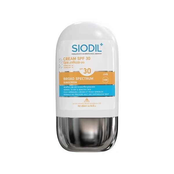 SIODIL Cream SPF 30 Broad Spectrum Sunscreen 40ml price in Bangladesh | Authentic Product by Shundorjo