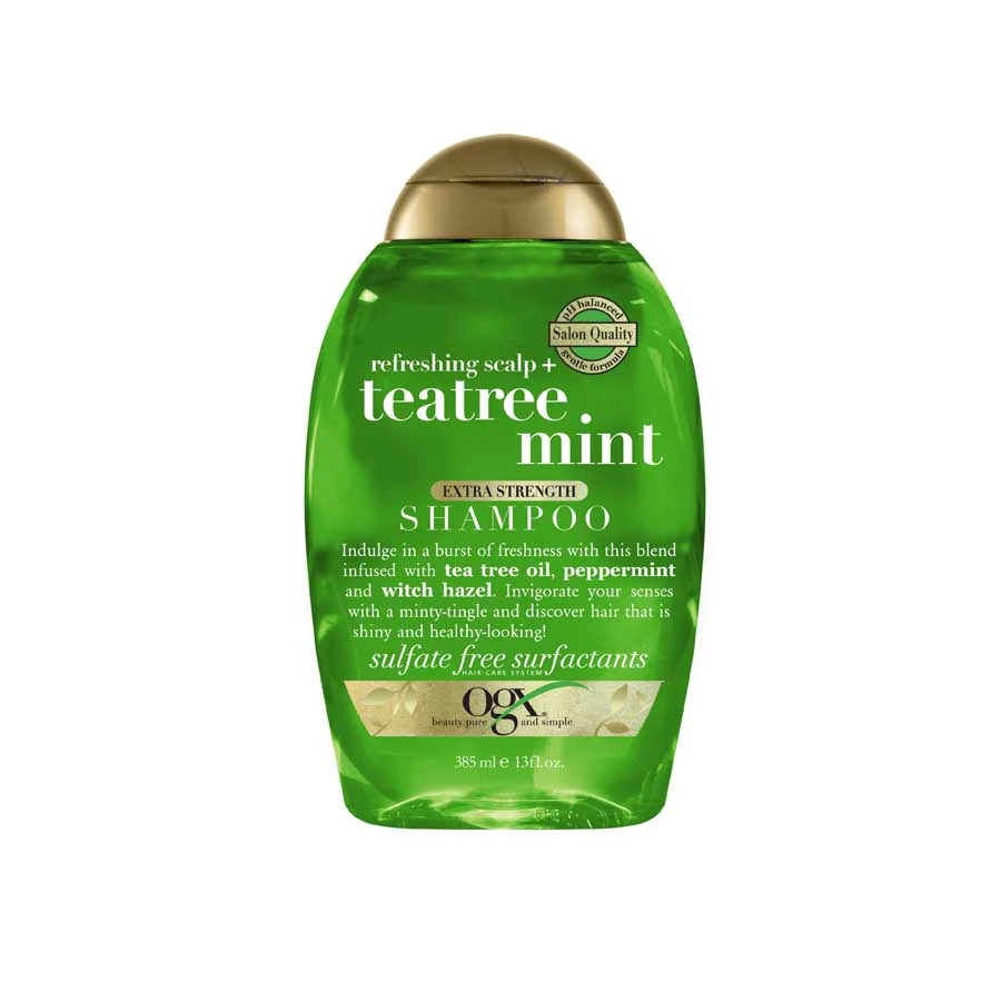 OGX Extra Strength Refreshing Scalp + Teatree Mint Shampoo 385ml price in Bangladesh | Authentic Product by Shundorjo
