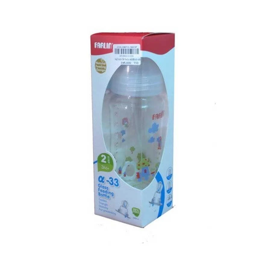 Farlin Wide Neck Hest Resistant Glass Feeder 240ml price in Bangladesh | Authentic Product by Shundorjo
