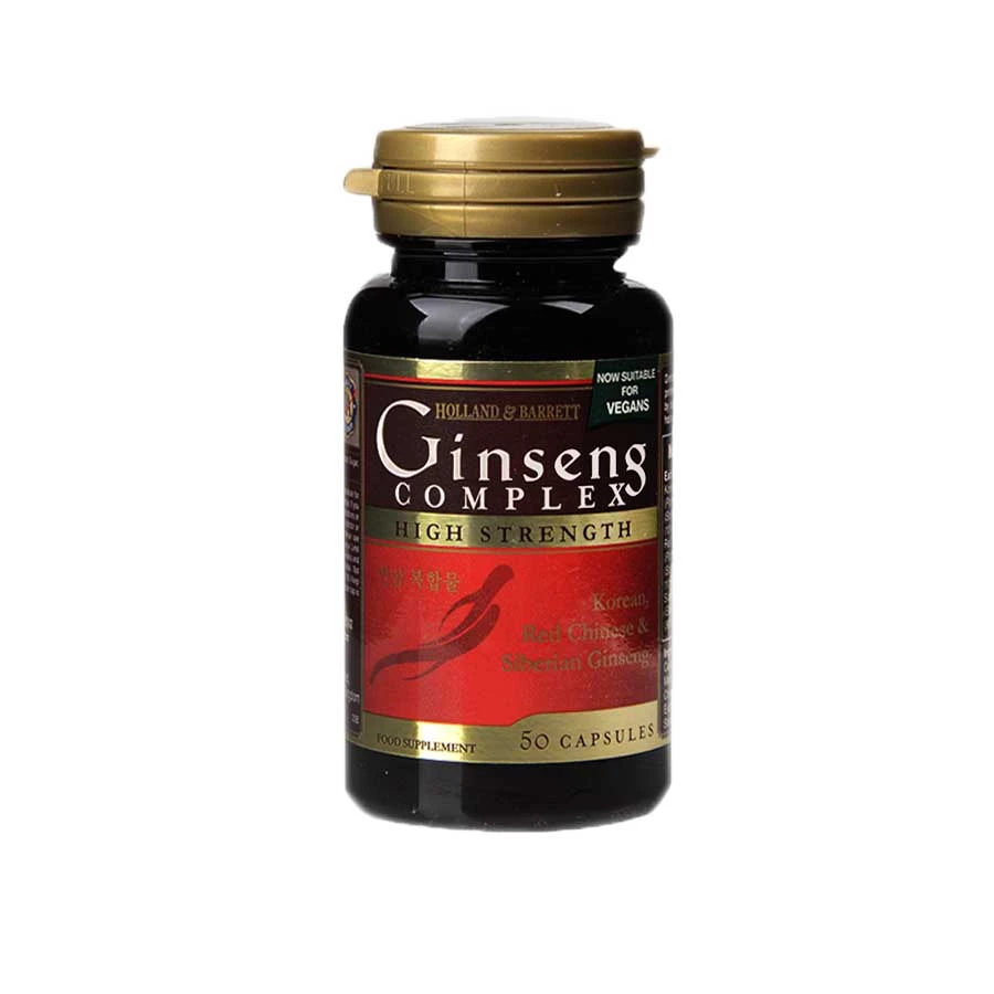 Holland & Barrett Ginseng Complex High Strength 50 Capsules price in Bangladesh | Authentic Product by Shundorjo