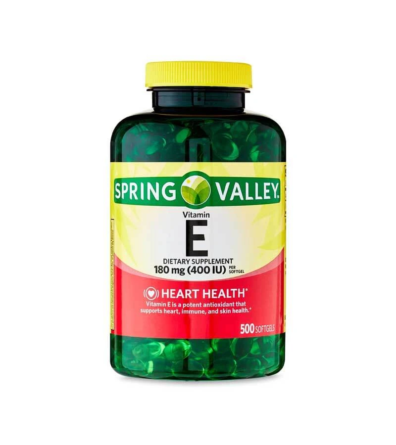 Spring Valley Vitamin E 400IU Dietary Supplement 500 Softgels price in Bangladesh | Authentic Product by Shundorjo