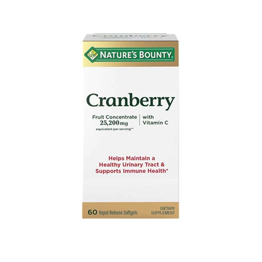 Nature's Bounty Cranberry With Vitamin C 25,200mg 60 Softgels price in Bangladesh | Authentic Product by Shundorjo