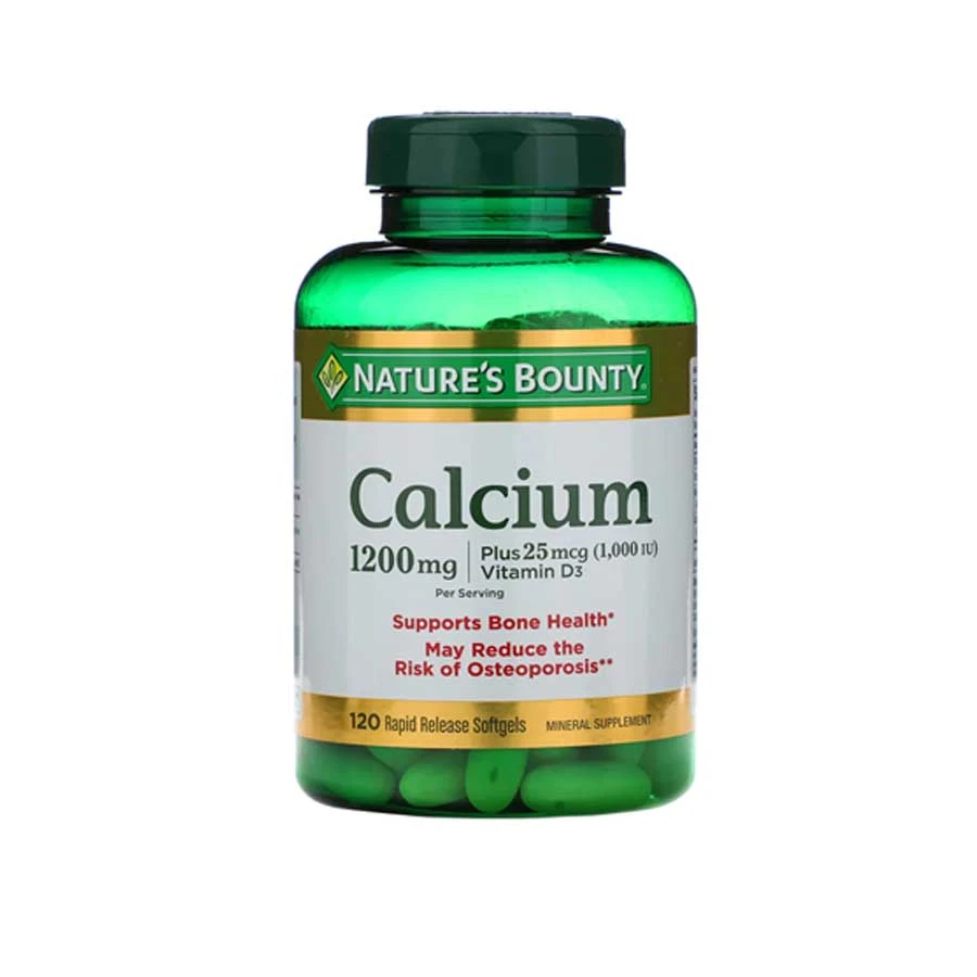 Nature’s Bounty Calcium Plus Vitamin D3 1200mg 120 Softgels price in Bangladesh | Authentic Product by Shundorjo