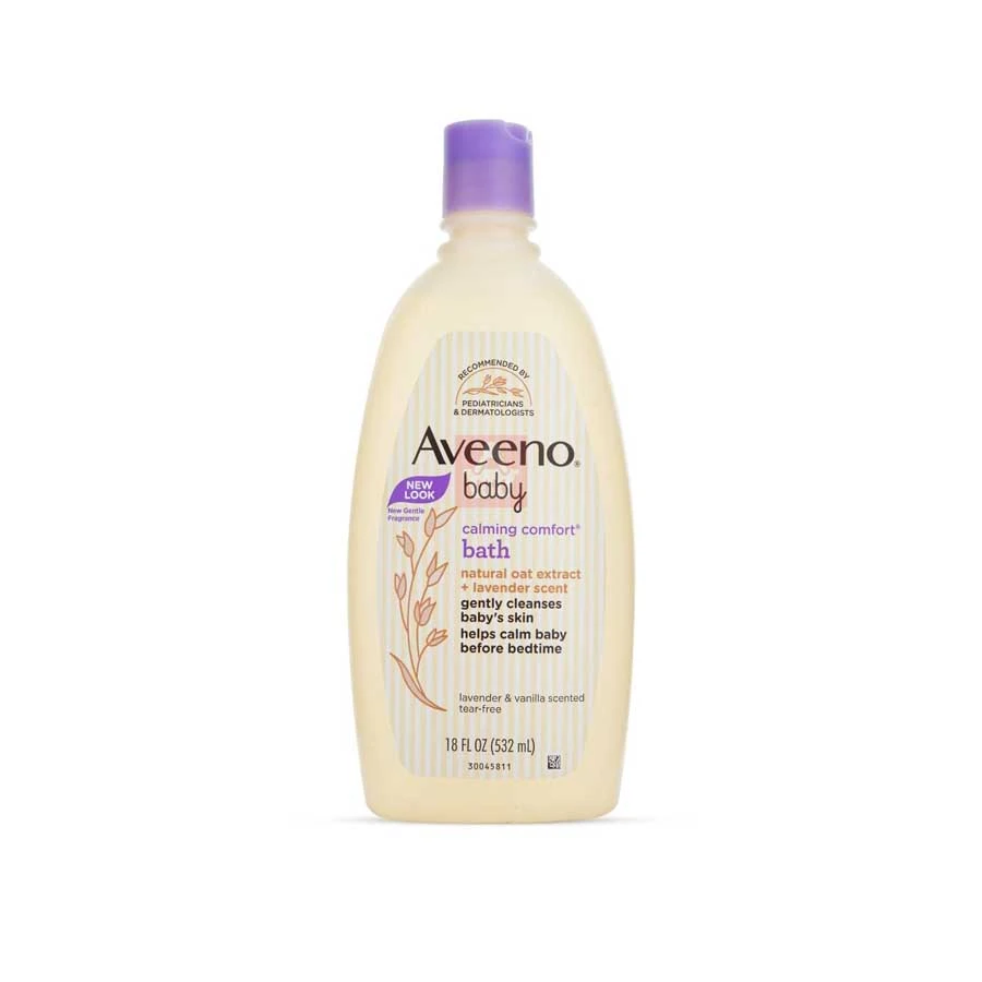 Aveeno Baby Calming Comfort Bath Lavender & Vanilla 532ml (USA) price in Bangladesh | Authentic Product by Shundorjo