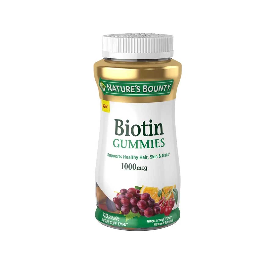 Nature's Bounty Biotin Multi Flavored 1000mcg 110 Gummies price in Bangladesh | Authentic Product by Shundorjo