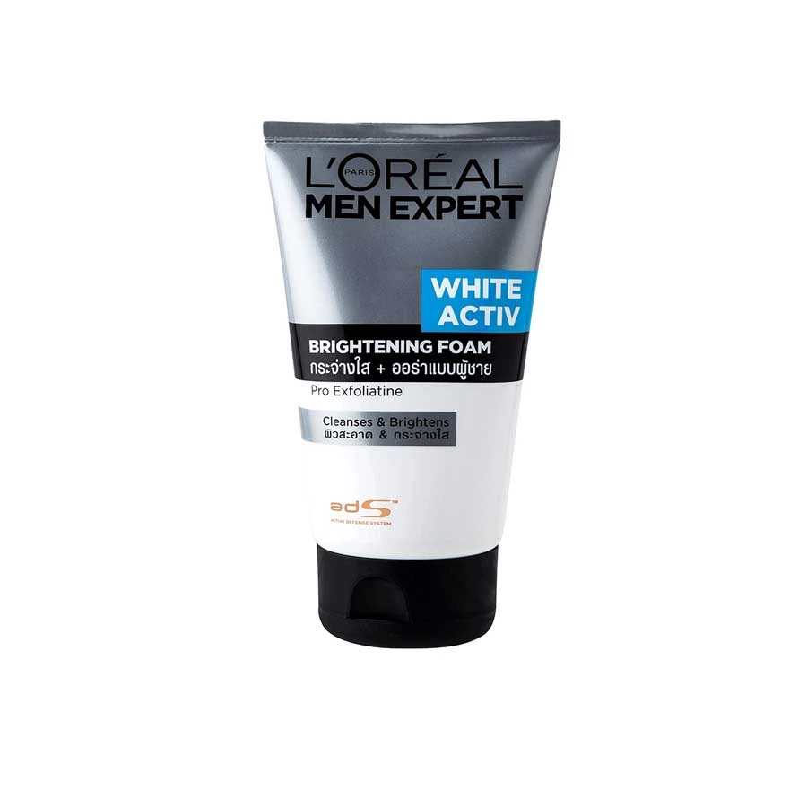 L'Oreal Men Expert White Active Brightening Foam 100ml