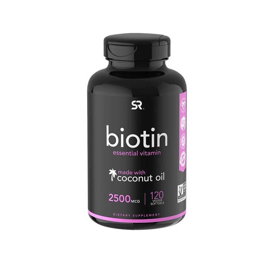 Sports Research Vegan Biotin With Organic Coconut Oil 120 Softgel price in Bangladesh | Authentic Product by Shundorjo