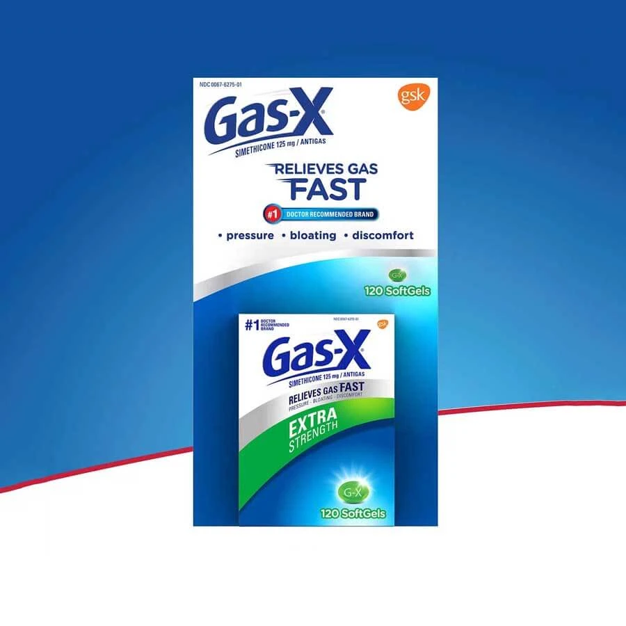 Gas-x Extra Strength Simethicone 125mg 120 Softgels price in Bangladesh | Authentic Product by Shundorjo