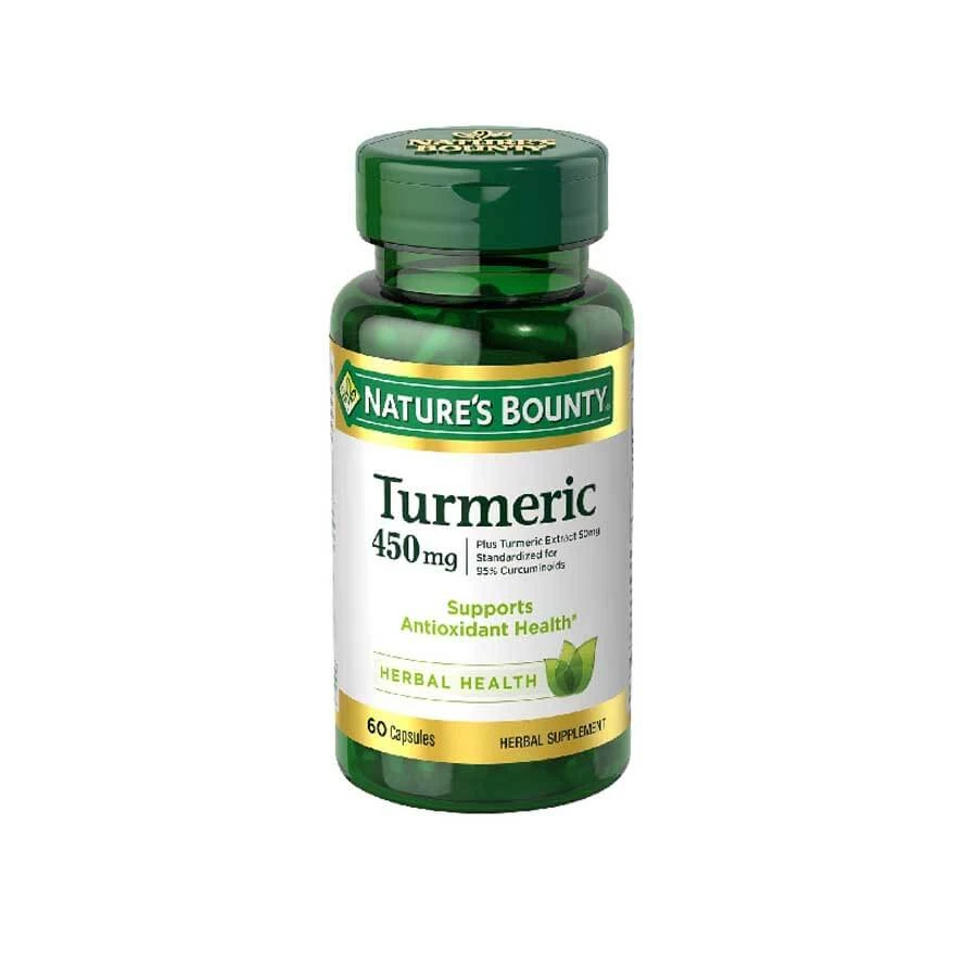 Nature’s Bounty Turmeric Curcumin 450mg 60 Capsules price in Bangladesh | Authentic Product by Shundorjo