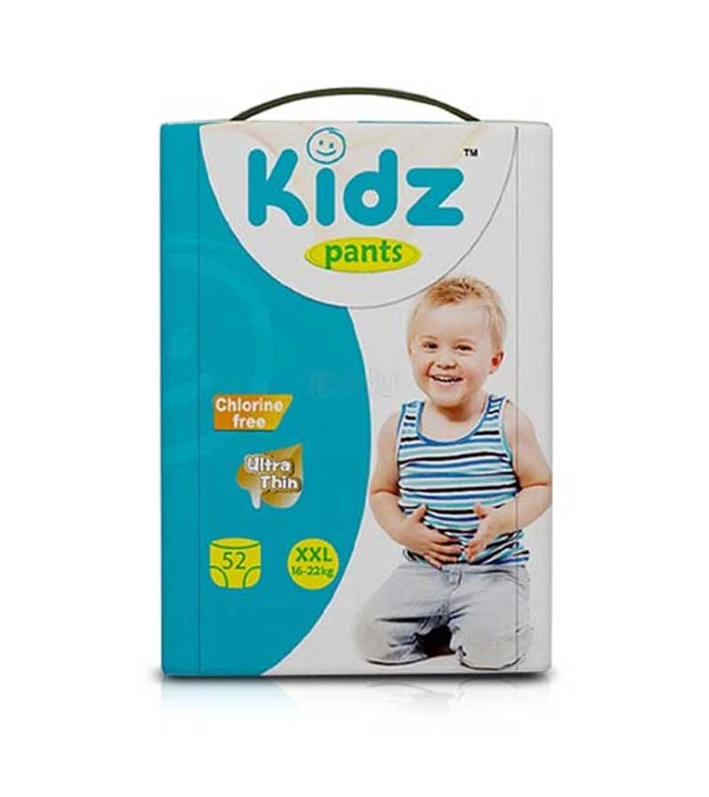 Kidz Ulta Thin Baby Pants Diaper XXL 16-25kg 52pcs price in Bangladesh | Authentic Product by Shundorjo