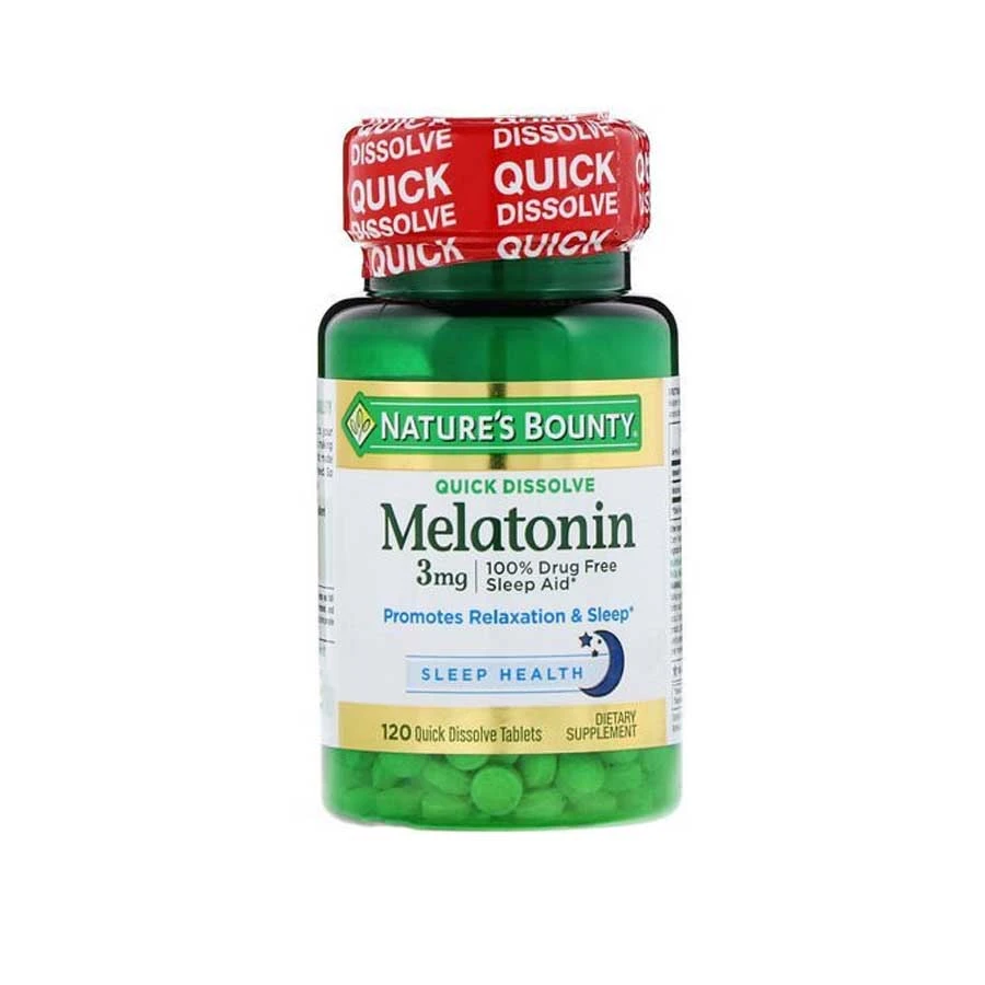 Nature’s Bounty Melatonin 3mg 120 Tablets price in Bangladesh | Authentic Product by Shundorjo