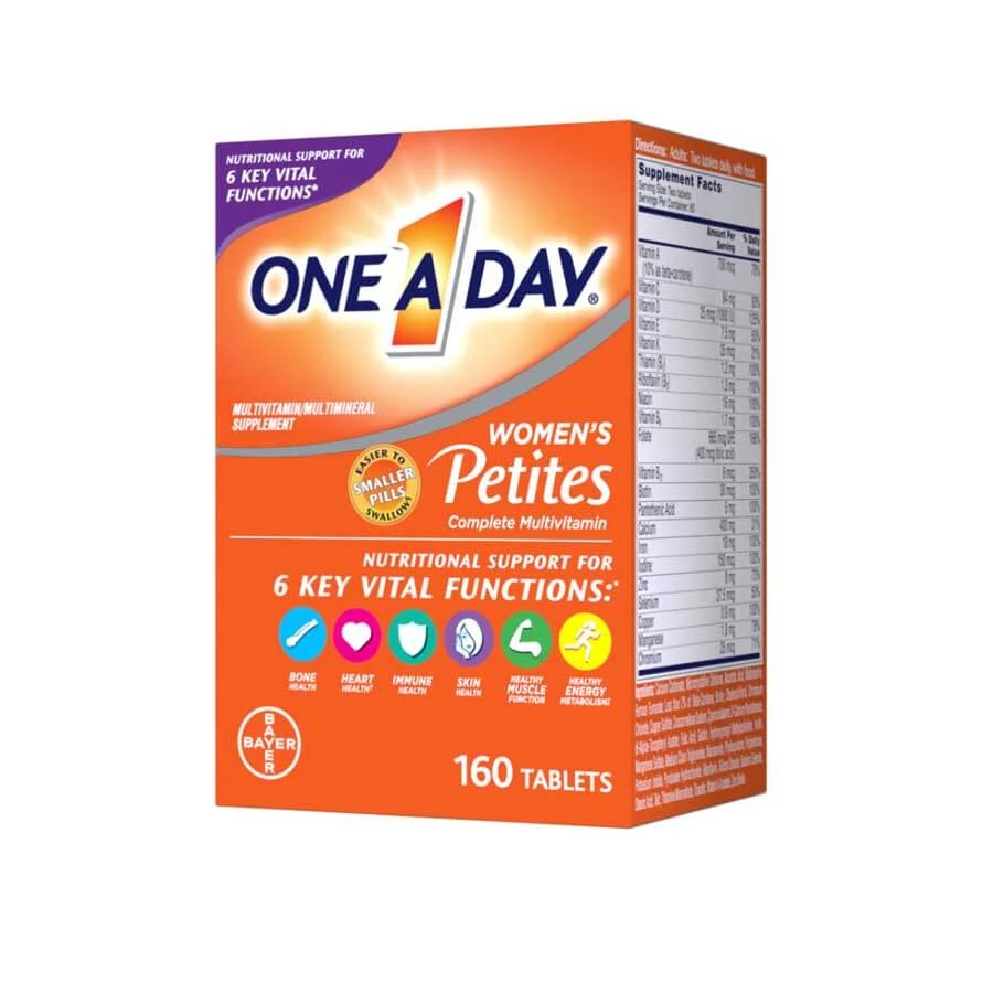 One A Day Women's Petites Multivitamins for Women 160 Tablets price in Bangladesh | Authentic Product by Shundorjo
