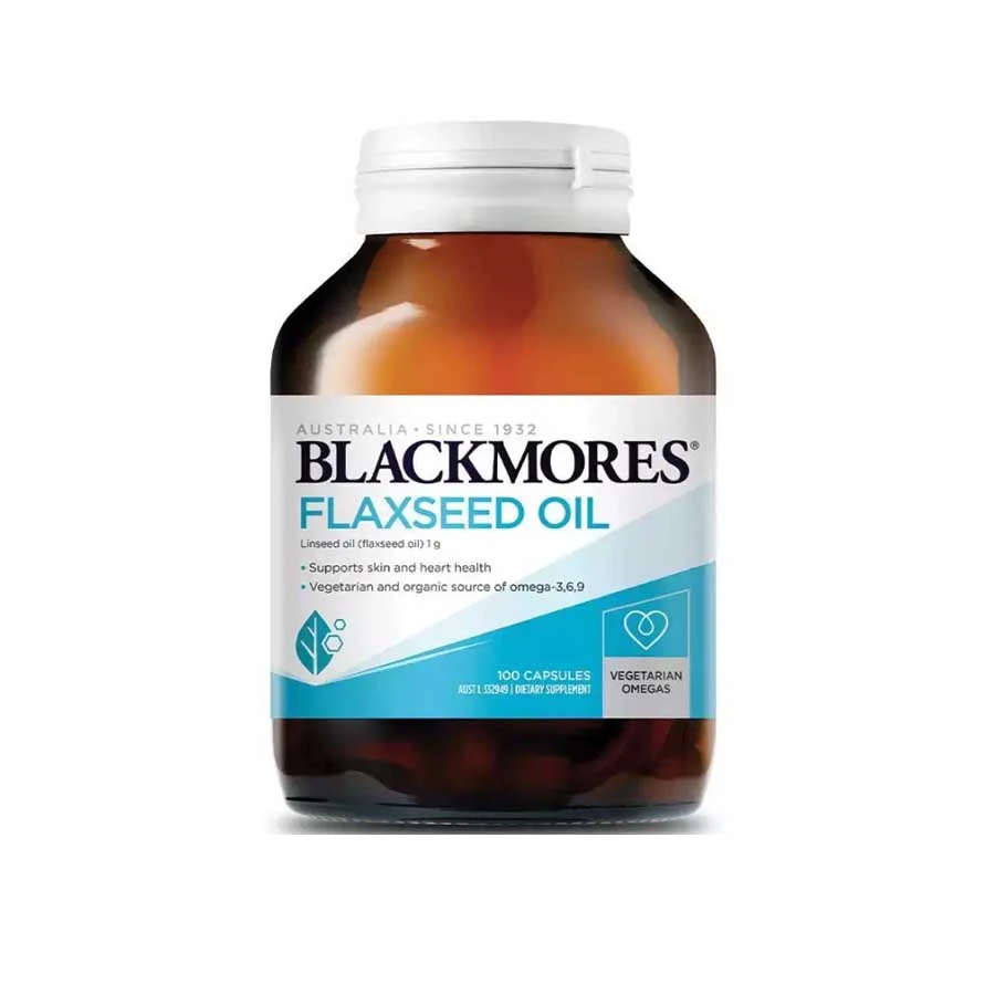 Blackmores Flaxseed Oil Vegetarian Capsules 1000mg 100pcs price in Bangladesh | Authentic Product by Shundorjo
