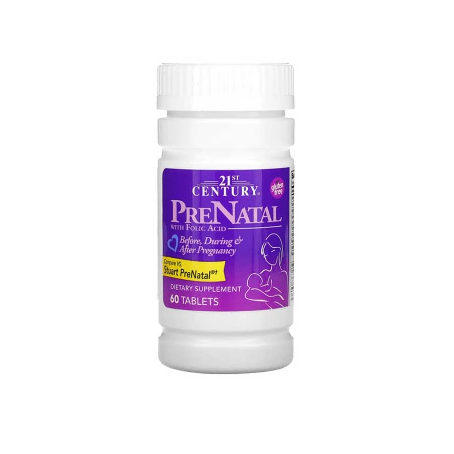 21st Century Pre Natal with Folic Acid 60 Tablets price in Bangladesh | Authentic Product by Shundorjo