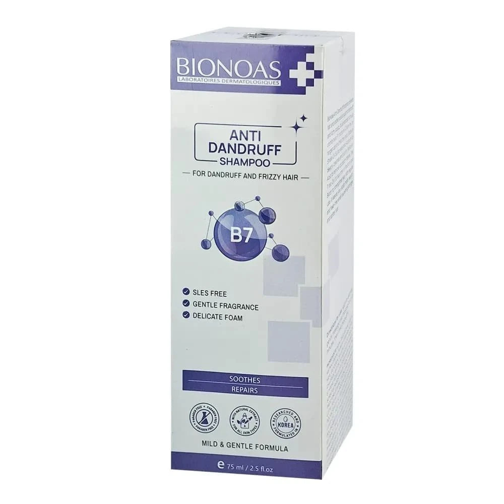 BIONOAS Anti Dandruff Shampoo for Dandruff & Frizzy Hair 75ml price in Bangladesh | Buy original Dermolive