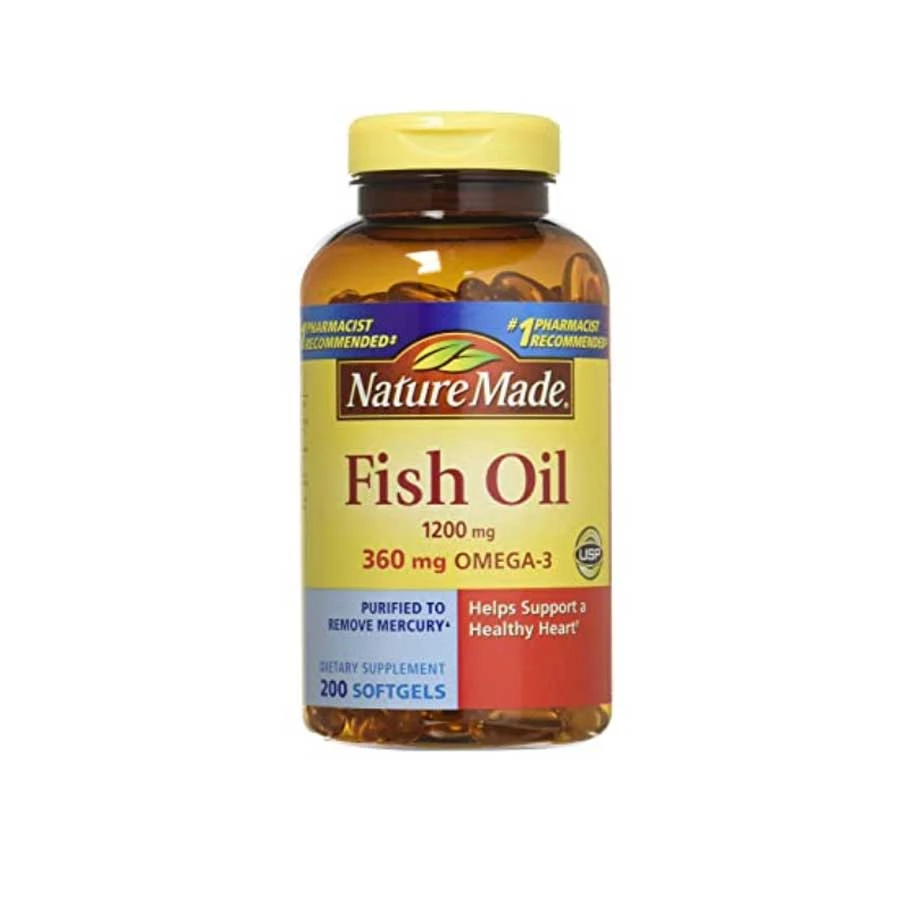 Nature Made Fish Oil 1200mg Omega 3 360mg 200 Softgels price in Bangladesh | Authentic Product by Shundorjo