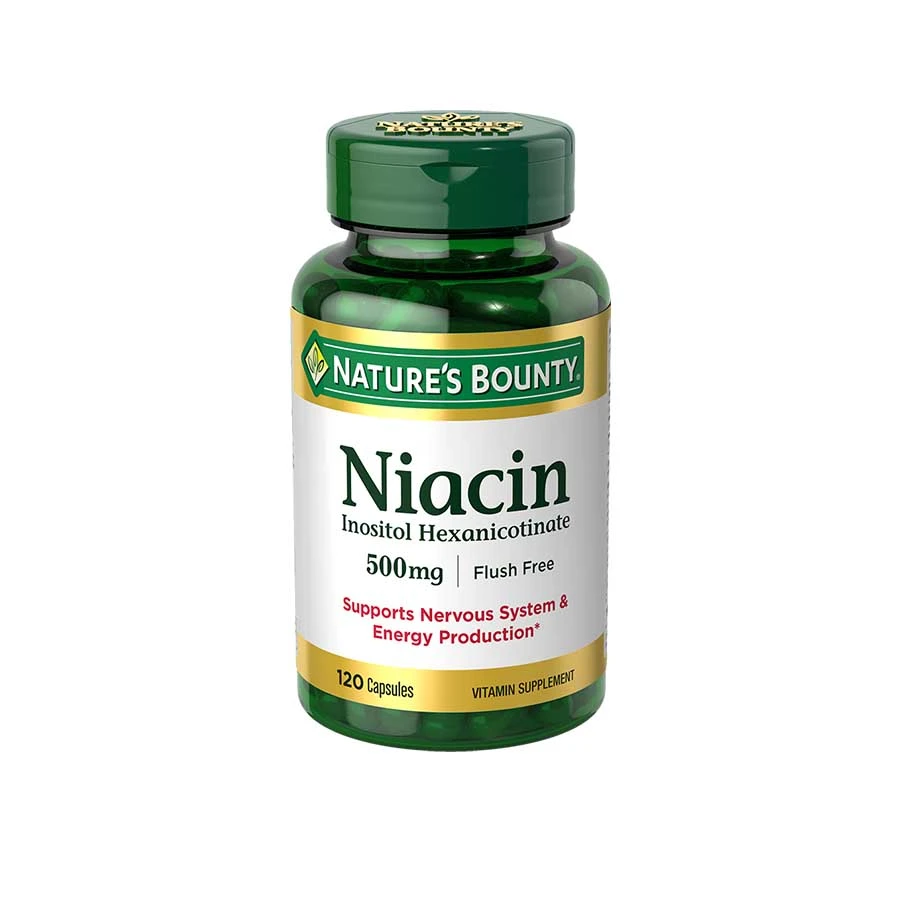 Nature's Bounty Niacin Flush Free 500mg 120 Capsules price in Bangladesh | Authentic Product by Shundorjo