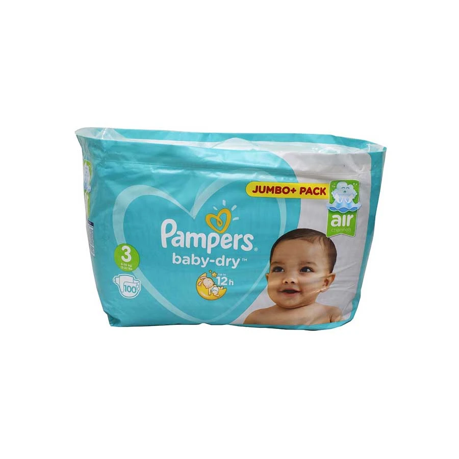 Pampers Baby Dry 3 Jumbo Plus Belt (6-10kg) 100pcs price in Bangladesh | Authentic Product by Shundorjo