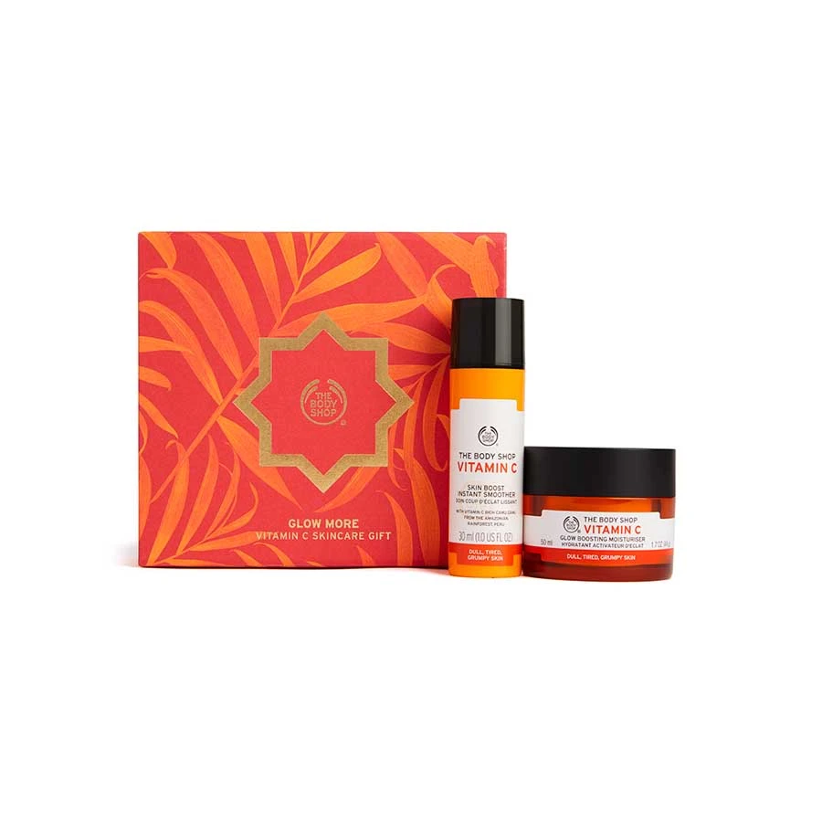 The Body Shop Glow More Vitamin C Skincare Gift Set price in Bangladesh | Authentic Product by Shundorjo