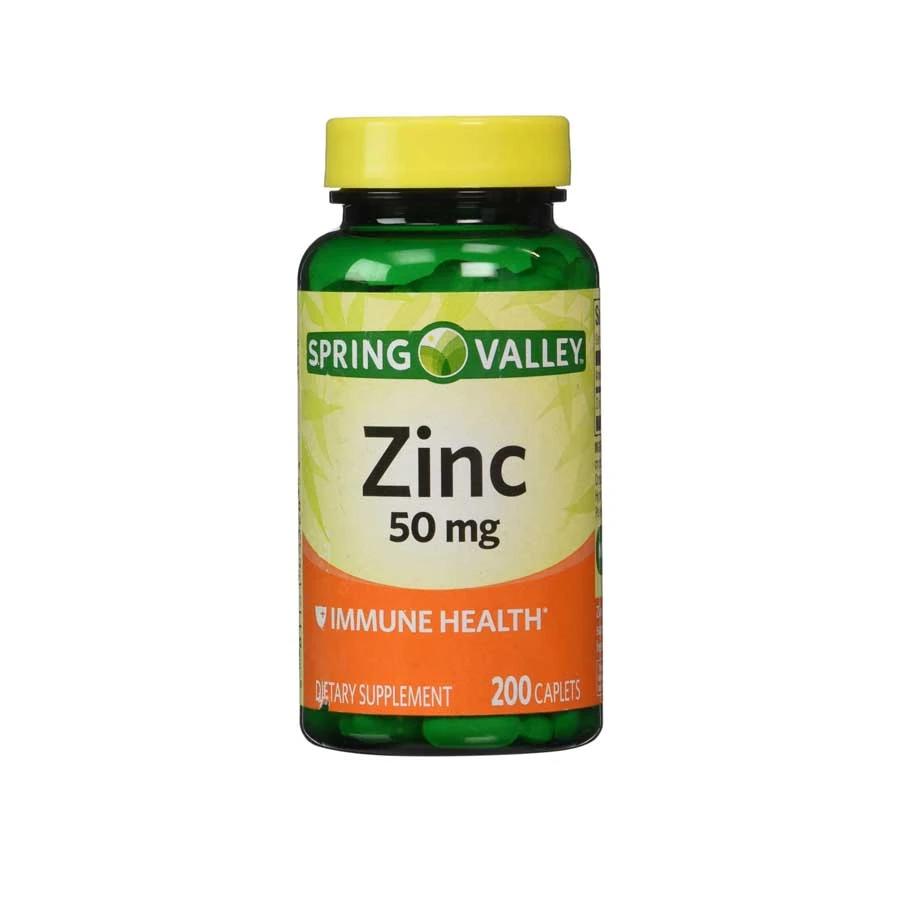 Spring Valley Zinc 50mg Support Immunity System 200 Caplets price in Bangladesh | Authentic Product by Shundorjo