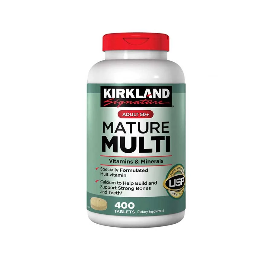 Kirkland Mature Multi Vitamis & Minerals Adult 50 Plus 400 Tablets price in Bangladesh | Authentic Product by Shundorjo