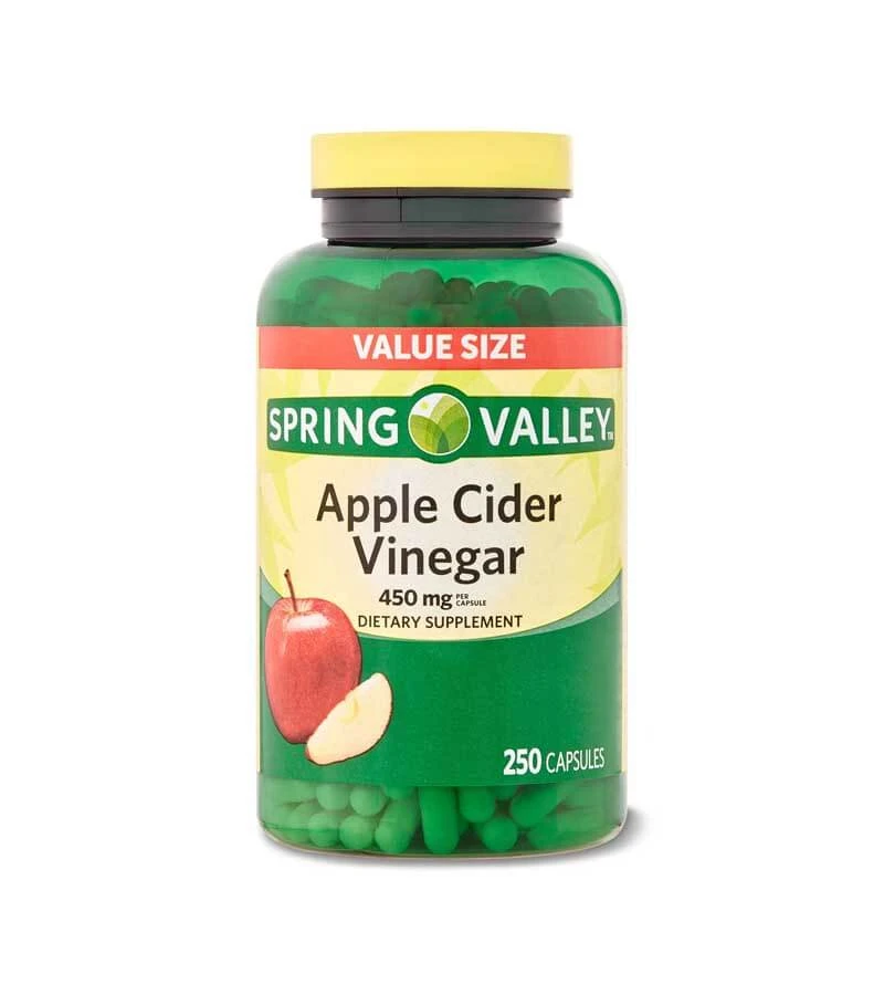 Spring Valley Apple Cider Vinegar 450mg 250 Capsules price in Bangladesh | Authentic Product by Shundorjo