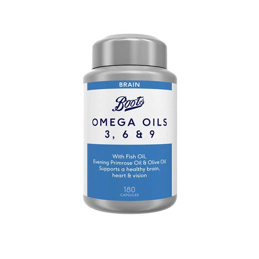 Boots Omega Oils 3 6 and 9 For Brain 180 Capsules price in Bangladesh | Authentic Product by Shundorjo
