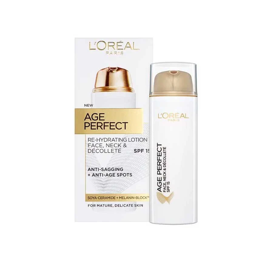 L'Oreal Age Perfect Face Neck and Décolleté Lotion SPF15 50ml price in Bangladesh | Authentic Product by Shundorjo