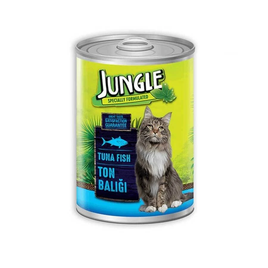 Jungle Cat Food Can Tuna Fish 415gm