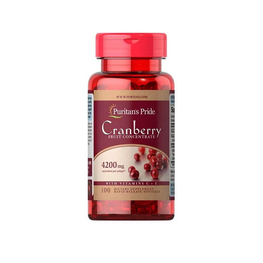 Puritan's Pride Cranberry Fruit Concentrate 4200mg 100 Softgels price in Bangladesh | Authentic Product by Shundorjo