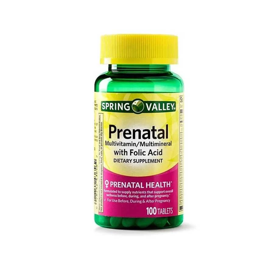 Spring Valley Prenatal Complete Multivitamin 100 Tablet price in Bangladesh | Authentic Product by Shundorjo