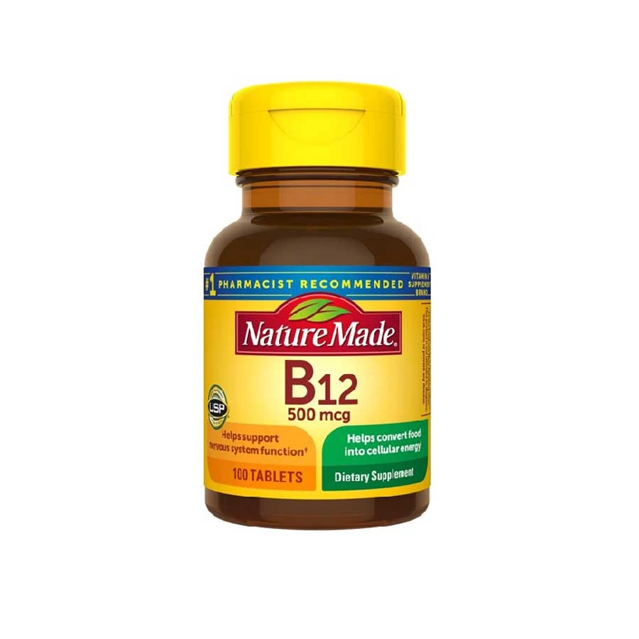 Nature Made Vitamin B12 500mcg Metabolic Health 100 Tablets price in Bangladesh | Authentic Product by Shundorjo