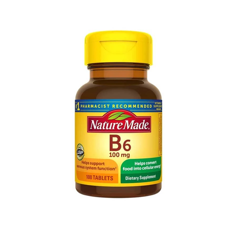 Nature Made Vitamin B6 100mg 100 Tablets price in Bangladesh | Authentic Product by Shundorjo