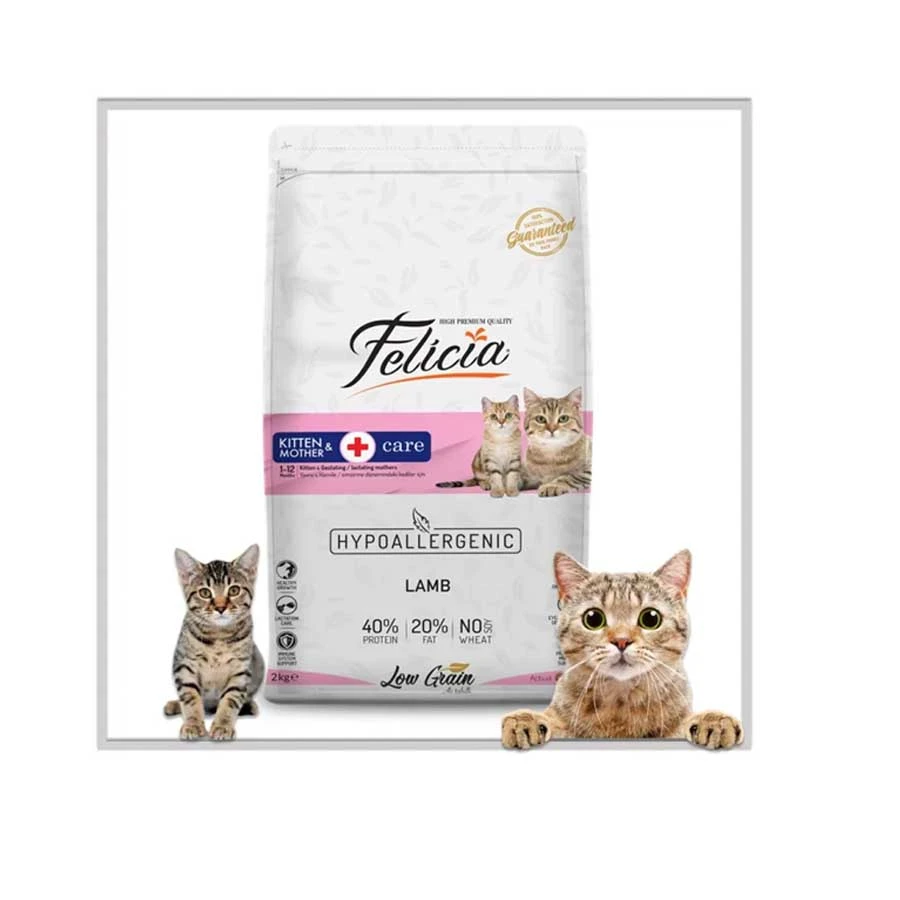 Felicia Premium Cat Food Mother and Kitten Low Grain 2kg price in Bangladesh | Authentic Product by Shundorjo