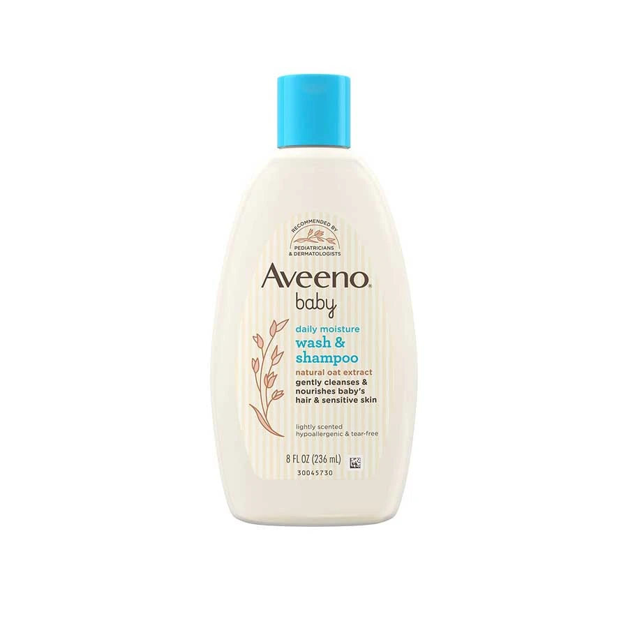 Aveeno Baby Daily Moisture Wash and Shampo 236ml price in Bangladesh | Authentic Product by Shundorjo