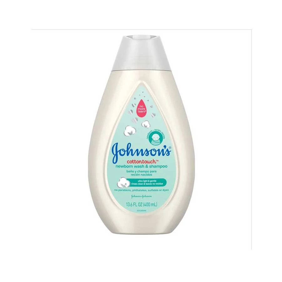 Johnson's Cotton Touch Newborn Baby Wash & Shampoo 400ml price in Bangladesh | Authentic Product by Shundorjo