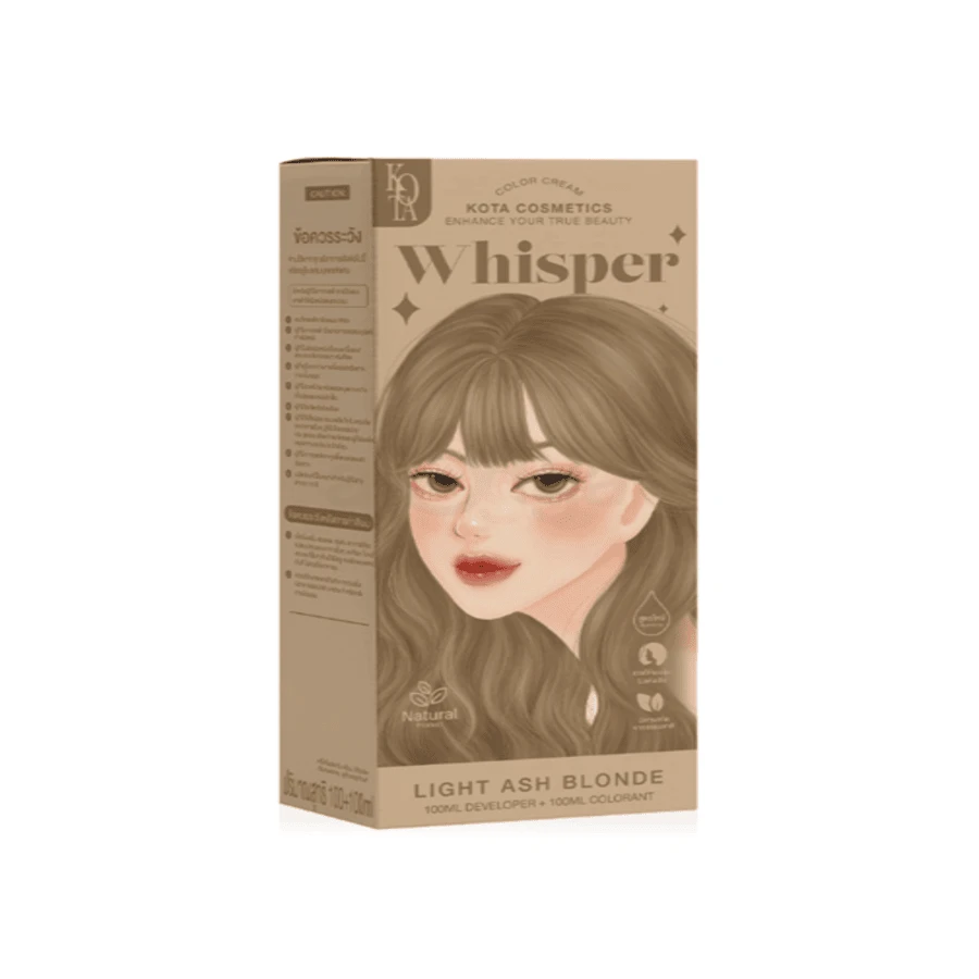 Kota Cosmetics Hair Color Cream WHISPER-Light Ash Blonde price in Bangladesh | Authentic Product by Shundorjo