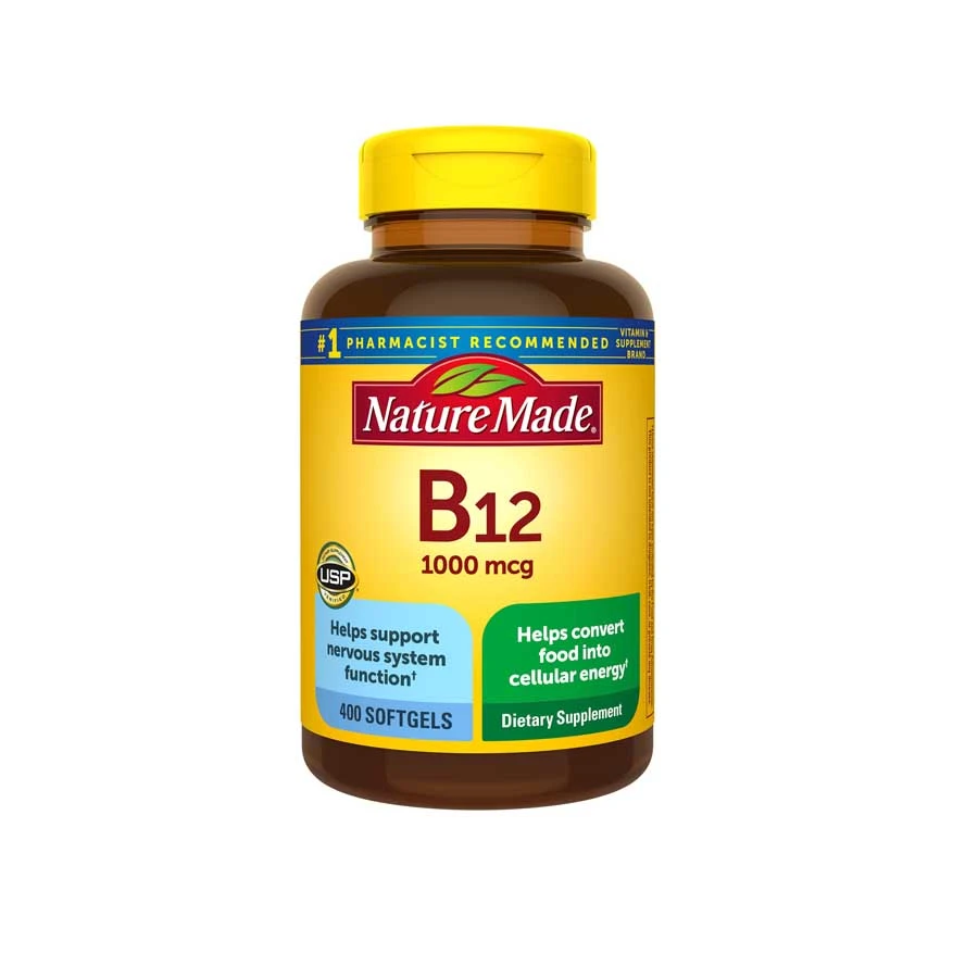 Nature Made Vitamin B12 1000mcg 400 Softgels price in Bangladesh | Authentic Product by Shundorjo