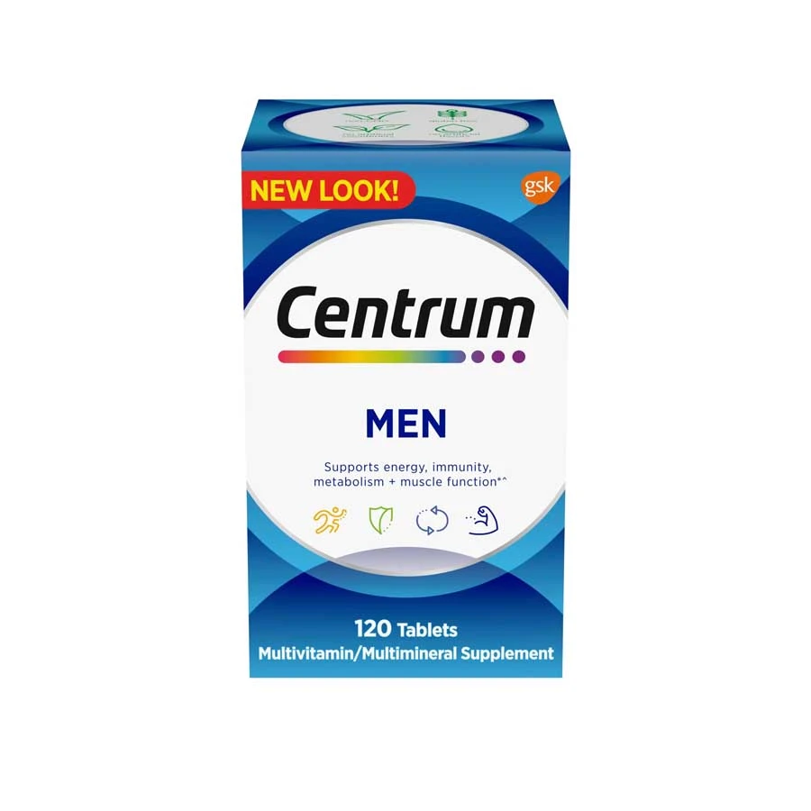 Centrum Men Multivitamin/Multimineral with Vitamin D3, 120 Tablets price in Bangladesh | Authentic Product by Shundorjo