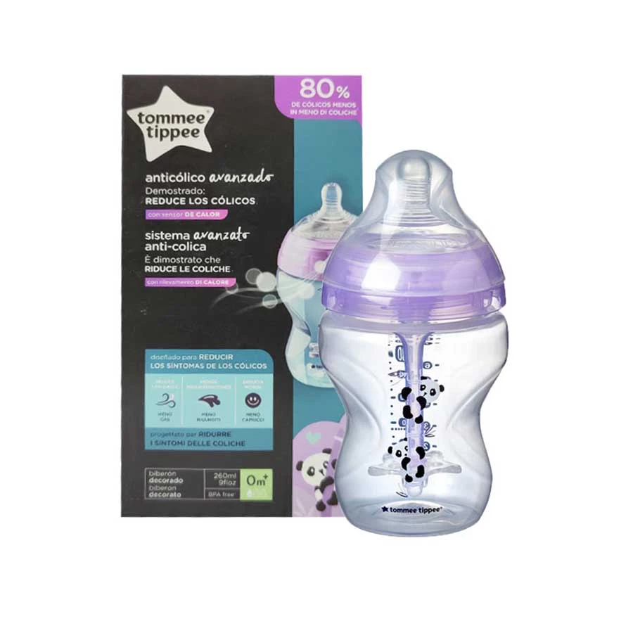 Tommee Tippee Advanced Anti Colic Fidding Bottle 0m+ 260ml price in Bangladesh | Authentic Product by Shundorjo