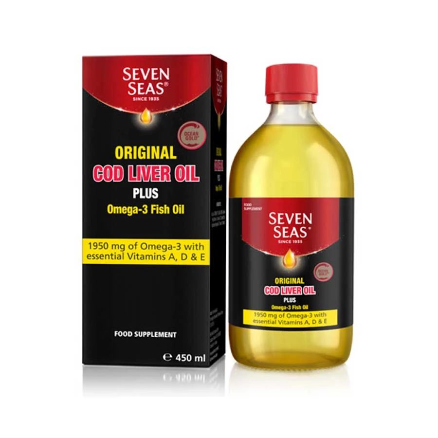 Seven Seas Cod Liver Oil Omega 3 Fish Oil 450ml price in Bangladesh | Authentic Product by Shundorjo