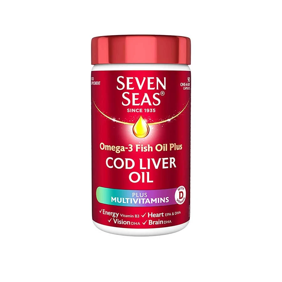 Seven Seas Cod Liver Oil Plus Multivitamins 90 Capsules (UK) price in Bangladesh | Authentic Product by Shundorjo