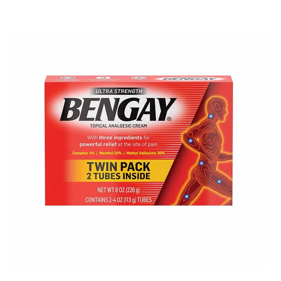 Bengay Ultra Strength Cream Twin Pack 2 Tubes Inside 113gm price in Bangladesh | Buy original Foreign