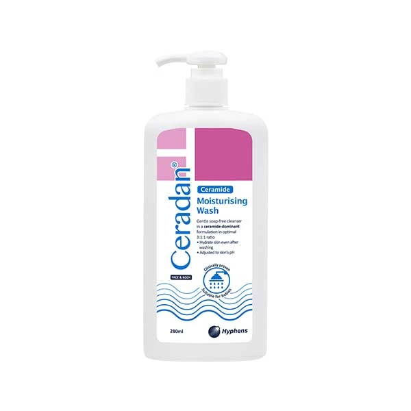 Hyphens Ceradean Moisturising Body Wash 280ml price in Bangladesh | Authentic Product by Shundorjo