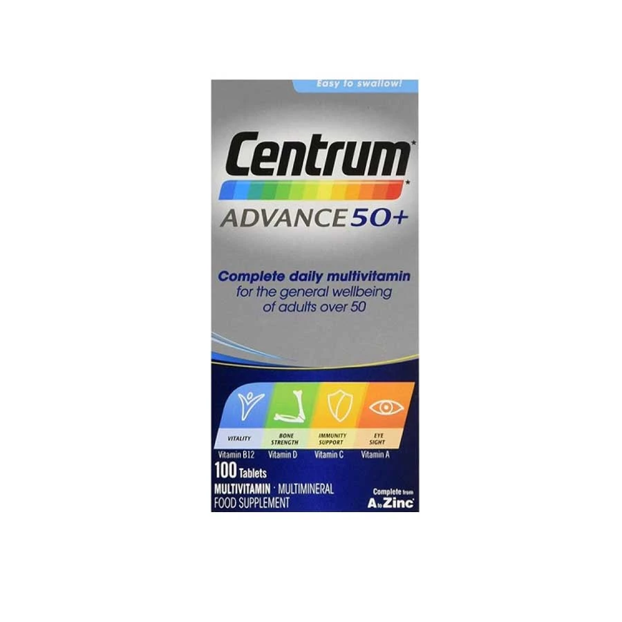 Centrum Advance 50+ Multivitamin 100 Tablets price in Bangladesh | Authentic Product by Shundorjo