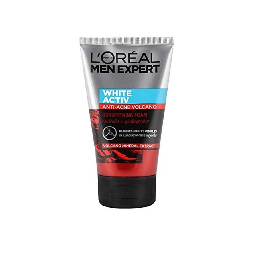 L'Oreal Men Expert White Active Anti-Acne Volcano Brightening Foam 100ml price in Bangladesh | Authentic Product by Shundorjo