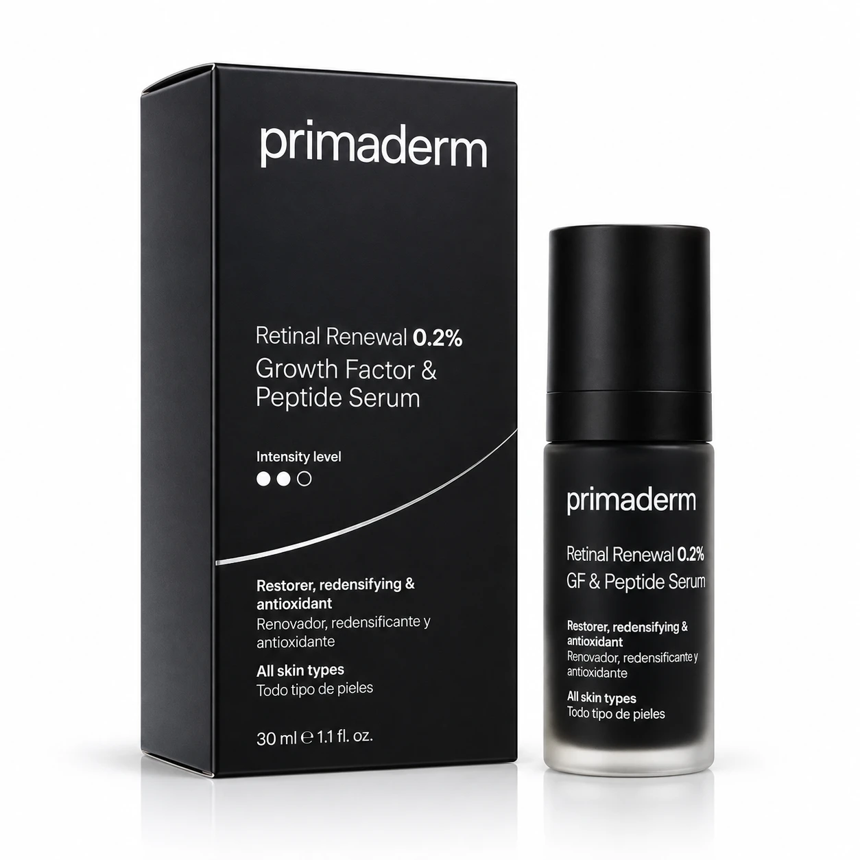 PRIMADERM Retinal Renewal 0.2% GF & Peptide Serum 30ml price in Bangladesh | Buy original Aesthetic Derma