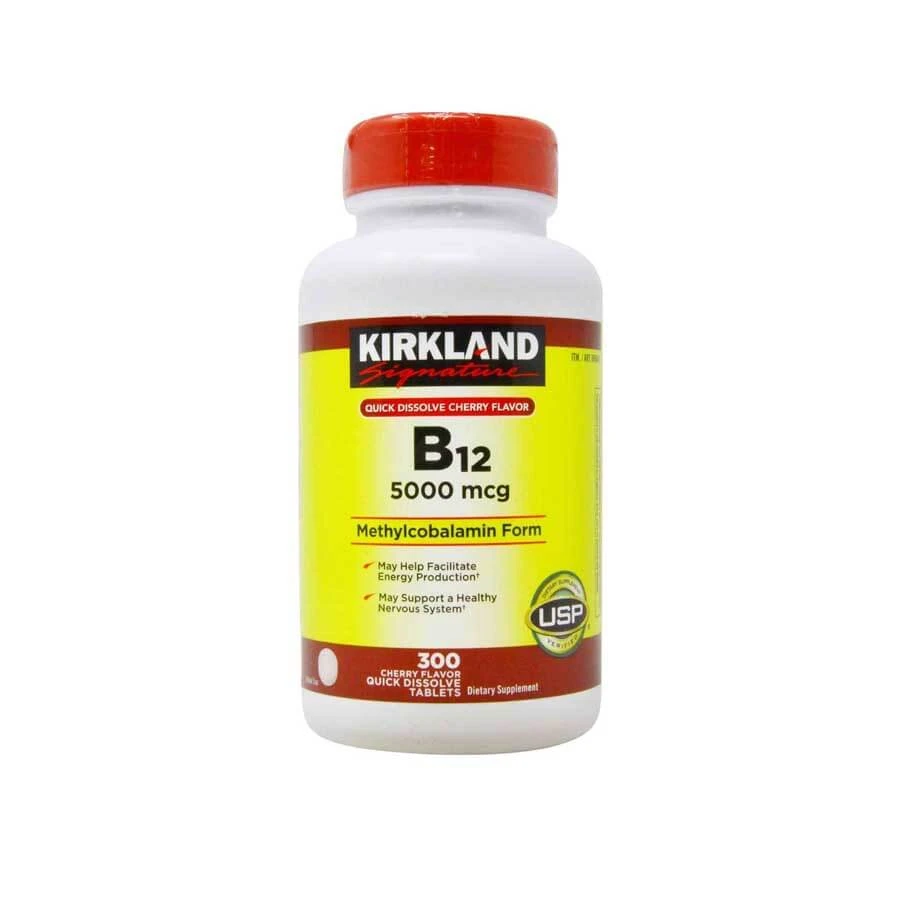 Kirkland Signature Quick Dissolve B 12 5000mcg 300 Tablets price in Bangladesh | Authentic Product by Shundorjo